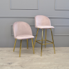 Scaun Bar Maya Pink Catifea