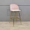 Scaun Bar Maya Pink Catifea