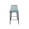 Scaun de Bar Clasic Light Blue HLR-61+Black Legs