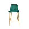 Барный Стул Clasic Green HLR 56+Gold Legs Барный Стул Clasic Green HLR 56+Gold Legs