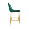 Барный Стул Clasic Green HLR 56+Gold Legs Барный Стул Clasic Green HLR 56+Gold Legs