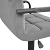 Scaun de Bar SB-042 Catifea Grey Nr.40+Black Leg