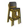 Барный стул Helix Yellow