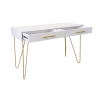 Consola Mia cu sertar White/Gold Consola Mia cu sertar White/Gold