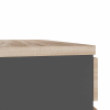 Masa Birou+BOX Incorporat Stinga 120×60 Sonoma/Black Masa Birou+BOX Incorporat Stinga 120×60 Sonoma/Black