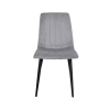 Стул DC-90P N14 Бархат Light Grey+Black Legs Стул DC-90P N14 Бархат Light Grey+Black Legs