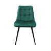 Scaun Capella Catifea Dark Green HLR57+Black Legs Scaun Capella Catifea Dark Green HLR57+Black Legs