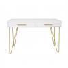 Consola Mia cu sertar White/Gold Consola Mia cu sertar White/Gold