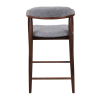 Scaun Bar Midas Light Grey (SD207-6) + WALNUT 5544