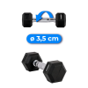 Gantera HEXAGONAL DUMBBELLS Thunder 2,5KG