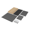 Raft metalic de depozitare Nex Budget 1800x900x400 mm, 5 rafturi MDF, antracit Raft metalic de depozitare Nex Budget 1800x900x400 mm, 5 rafturi MDF, antracit