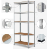 Raft metalic de depozitare Nex Budget 2000x1000x400 mm, 5 rafturi MDF, galvanizat Raft metalic de depozitare Nex Budget 2000x1000x400 mm, 5 rafturi MDF, galvanizat