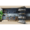Стеллаж для хранения Nex Standard 1800x900x400 мм, 5 полок МДФ, антрацит Стеллаж для хранения Nex Standard 1800x900x400 мм, 5 полок МДФ, антрацит