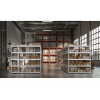 Raft metalic de depozitare Nex Titan 2160x1200x600 mm, 5 rafturi MDF, galvanizat
