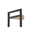 Raft metalic Nex Loft 900x800x400 mm, 3 rafturi, PAL, Anthracite/ Oak Artisan