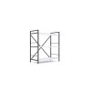 Стеллаж Nex Loft 900x800x400 мм, 3 полки, ЛДСП, Антрацит / Белоснежный Стеллаж Nex Loft 900x800x400 мм, 3 полки, ЛДСП, Антрацит / Белоснежный