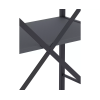 Raft metalic Nex Loft 900x800x400 mm, 3 rafturi, PAL, Anthracite/ Anthracite