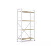 Стеллаж Nex Loft 1100x600x240 мм, 4 полки, ЛДСП, Белый / Дуб Артизан Стеллаж Nex Loft 1100x600x240 мм, 4 полки, ЛДСП, Белый / Дуб Артизан