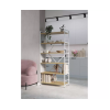 Стеллаж Nex Loft 1700x800x350 мм, 5 полок, ЛДСП, Белый / Дуб Артизан Стеллаж Nex Loft 1700x800x350 мм, 5 полок, ЛДСП, Белый / Дуб Артизан