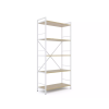 Стеллаж Nex Loft 1700x800x350 мм, 5 полок, ЛДСП, Белый / Дуб Артизан Стеллаж Nex Loft 1700x800x350 мм, 5 полок, ЛДСП, Белый / Дуб Артизан
