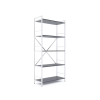Raft metalic Nex Loft 1700x800x350 mm, 5 rafturi, PAL, White/ Anthracite