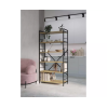 Стеллаж Nex Loft 1800x600x240 мм, 6 полок, ЛДСП, Антрацит / Дуб Артизан Стеллаж Nex Loft 1800x600x240 мм, 6 полок, ЛДСП, Антрацит / Дуб Артизан