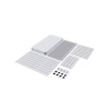 Raft metalic de depozitare Nex Budget 1600x800x400 mm, 4 rafturi metal, galvanizat