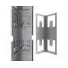 Raft metalic de depozitare Nex Budget 1600x800x400 mm, 4 rafturi metal, galvanizat
