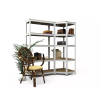 Raft metalic de depozitare Nex Budget 1800x600x400 mm, 5 rafturi MDF, galvanizat Raft metalic de depozitare Nex Budget 1800x600x400 mm, 5 rafturi MDF, galvanizat