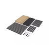 Raft metalic de depozitare Nex Budget 1800x600x400 mm, 5 rafturi MDF, antracit