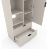 Шкаф с распашными дверями Nex Home A001L, 800x420x2300 мм, Cashmere