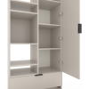 Шкаф с распашными дверями Nex Home A001L, 800x420x2300 мм, Cashmere