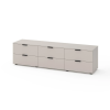 Комода ТВ Nex Home A023, 1800x420x490 мм, PAL, Cashmere, NX-00000224