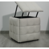 Cub Transformer 5 scaune in 1 Nex Home N51, Alb Teddy