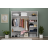 Шкаф с раздвижными дверями Nex Home, PAL, Белый 200x60x240 см