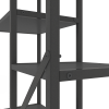 Стеллаж Nex Loft Cascade 1780x700x300 мм, 7 полок, ЛДСП, Антрацит / Антрацит Стеллаж Nex Loft Cascade 1780x700x300 мм, 7 полок, ЛДСП, Антрацит / Антрацит