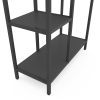 Стеллаж Nex Loft Cascade 1090x700x300 мм, 5 полок, ЛДСП, Антрацит / Антрацит Стеллаж Nex Loft Cascade 1090x700x300 мм, 5 полок, ЛДСП, Антрацит / Антрацит