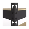 Raft metalic de depozitare Nex Titan 1800x1200x400 mm, 4 rafturi PAL, antracit Raft metalic de depozitare Nex Titan 1800x1200x400 mm, 4 rafturi PAL, antracit