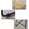 Барный стул Jumi из дерева, Oak Artisan / Черный