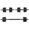 Регулируемые битумные гантели Spokey Pondus, 2x10 кг (20 кг)