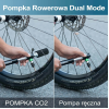 Pompa pentru bicicleta din aluminiu ROCKBROS, 110 PSI - 42320001001 Pompa pentru bicicleta din aluminiu ROCKBROS, 110 PSI - 42320001001