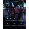 Lanterna spate pentru bicicleta ROCKBROS Q3 Samurai, cu senzor de franare - Q3 Lanterna spate pentru bicicleta ROCKBROS Q3 Samurai, cu senzor de franare - Q3