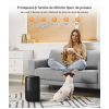 Очиститель воздуха Evoair YuvoSpin, УФ-лампа (UV-C), Фильтр 3в1 True HEPA, Активный уголь, Черный Очиститель воздуха Evoair YuvoSpin, УФ-лампа (UV-C), Фильтр 3в1 True HEPA, Активный уголь, Черный