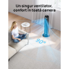 Ventilator turn DREO Nomad DR-HTF014, 8 viteze, 4 moduri de functionare,telecomanda, negru