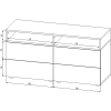 Comoda TV Nex Home A020, 1200x420x625 mm, PAL, Cashmere, NX-00000222 Comoda TV Nex Home A020, 1200x420x625 mm, PAL, Cashmere, NX-00000222