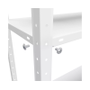 Raft metalic de depozitare cu suruburi Nex REK 1700x750x300 mm, 5 rafturi metal, white Raft metalic de depozitare cu suruburi Nex REK 1700x750x300 mm, 5 rafturi metal, white