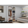 Шкаф с раздвижными дверями Nex Home, Зеркало, Белый 160x60x220 см Шкаф с раздвижными дверями Nex Home, Зеркало, Белый 160x60x220 см