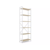 Raft metalic Nex Loft 1800x600x240 mm, 6 rafturi, PAL, White/ Oak Artisan