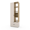 Шкаф с распашными дверцами Nex Home A001R, 800x420x2300 мм, Cashmere-Oak Artisan