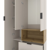 Dulap cu usi batante Nex Home A002R, 1000x420x2300 mm, Cashmere/Oak Artisan